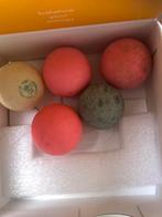 Set van 5 oude pingpong balletjes, Sport en Fitness, Tafeltennis, Ophalen of Verzenden, Gebruikt, Net, Batje(s) of Balletje(s)