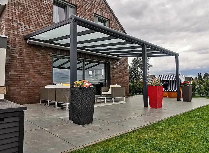 Veranda Carport Terrasoverkappingen glazenschuifwanden, Tuin en Terras, Overige Tuin en Terras, Zo goed als nieuw, Ophalen of Verzenden