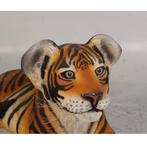 Tiger Cub Lying Down – Tijger beeld Lengte 78 cm, Verzamelen, Dierenverzamelingen, Ophalen, Nieuw