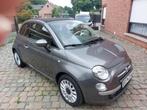 Fiat 500 Cabrio/2012/1.2benz/71.000km/€7990, USB, Zwart, Leder en Stof, Bedrijf