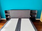 Queen size bedframe met ingeboude nachtkastjes 160x200, Ophalen, Tweepersoons, Zo goed als nieuw, 200 cm
