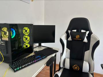 Extreme Gamer PC + gebogen MSI-scherm + stoel + toetsenbord! beschikbaar voor biedingen