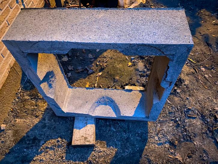 Ophoogstuk waterput, Tuin en Terras, Tegels en Klinkers, Zo goed als nieuw, Beton, Minder dan 5 m², Ophalen