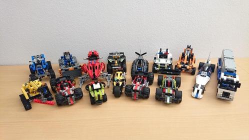 Groot Lot lego Technic voertuigen 15 stuks, Kinderen en Baby's, Speelgoed | Duplo en Lego, Gebruikt, Lego, Losse stenen, Ophalen of Verzenden