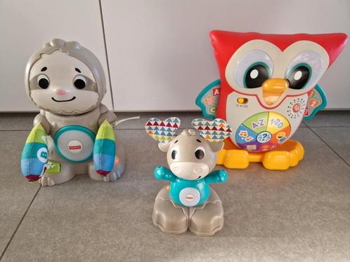 Fisher price linkimals set luiaard uil hert, Kinderen en Baby's, Speelgoed | Fisher-Price, Zo goed als nieuw, Ophalen