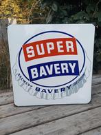 Super Bavery geëmailleerd bord/Brasserie Couillet - 1961, Verzamelen, Verzenden