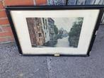 Gravure la dyle a malines  signe Henri cassiers, Ophalen of Verzenden
