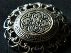 Keltische zilveren broche 835 clip, Handtassen en Accessoires, Antieke sieraden, Broche, Zilver, Verzenden