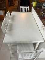 Table et 4 chaises, Huis en Inrichting, Complete eetkamers, Ophalen, Zo goed als nieuw