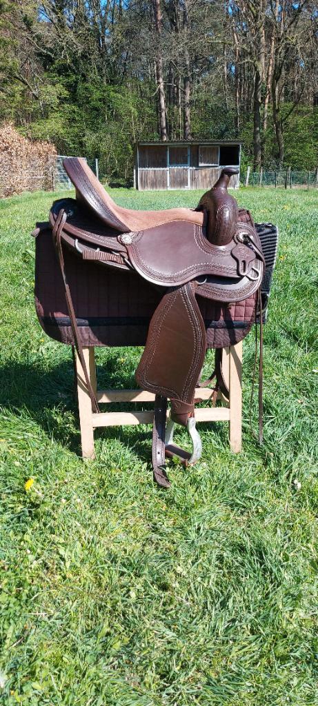 Edix Django, Animaux & Accessoires, Chevaux & Poneys | Selles, Comme neuf, Western, Enlèvement