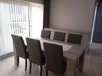 Eettafel 6 personen, Huis en Inrichting, Complete eetkamers, Ophalen, Gebruikt, 4 tot 6 stoelen
