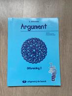 Argument wiskunde boek, Ophalen of Verzenden, Gelezen, De Boeck