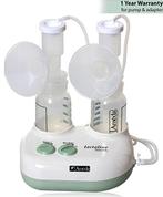 Ameda Lactaline Personal dubbele electrische borstkolf, Ophalen of Verzenden, Zo goed als nieuw, Borstkolf