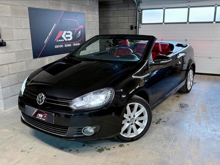 VW Golf VI Cabriolet • 1.6 TDI • Volledige opties • 175.000, Auto's, Volkswagen, Bedrijf, Te koop, Golf, ABS, Airbags, Airconditioning