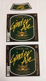 Ginder-Ale,  etiketten (185), Verzamelen, Ophalen of Verzenden, Zo goed als nieuw