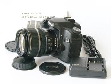 Canon 40D + Canon lens  met beeldstabilisatie 