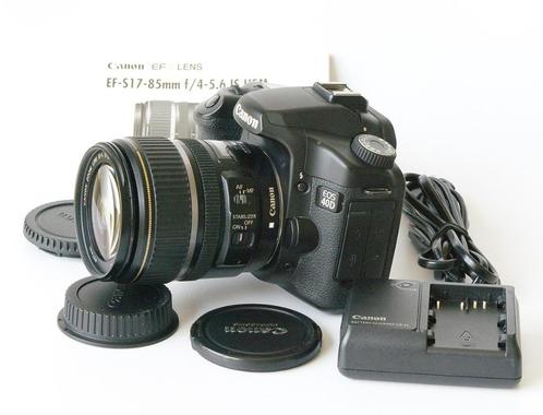 Canon 40D + Canon lens  met beeldstabilisatie, TV, Hi-fi & Vidéo, Appareils photo numériques, Comme neuf, Canon, Enlèvement