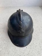 Wo1 Franse genie helm met krantenpapier in, Verzamelen, Militaria | Algemeen, Ophalen of Verzenden