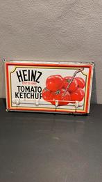 Assiette en fer blanc Heinz. Authentique., Utilisé, Enlèvement ou Envoi, Panneau publicitaire
