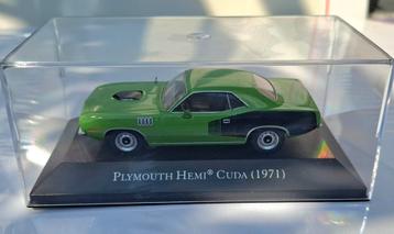 PLYMONT HEMI CUDA 1971 ZO GOED ALS NIEUW STAAT  beschikbaar voor biedingen