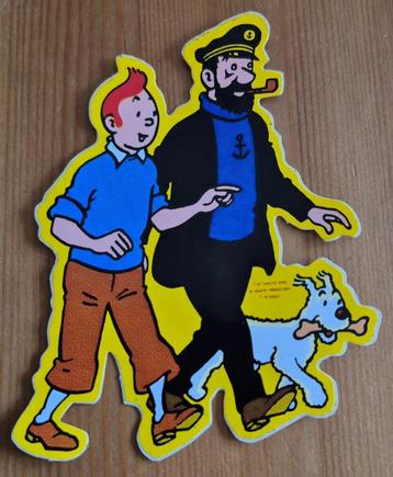 Kuifje sticker Introduct 1981 Hergé Tintin, Enlèvement ou Envoi, Tintin, Comme neuf, Image, Affiche ou Autocollant