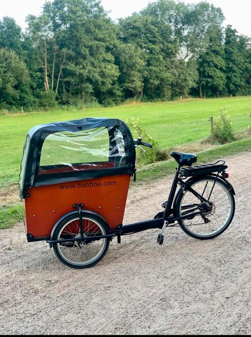 Babboe E-big met onderhoud, Fietsen en Brommers, Fietsen | Bakfietsen, Gebruikt, Overige merken, 4 kinderen of meer, Elektrisch