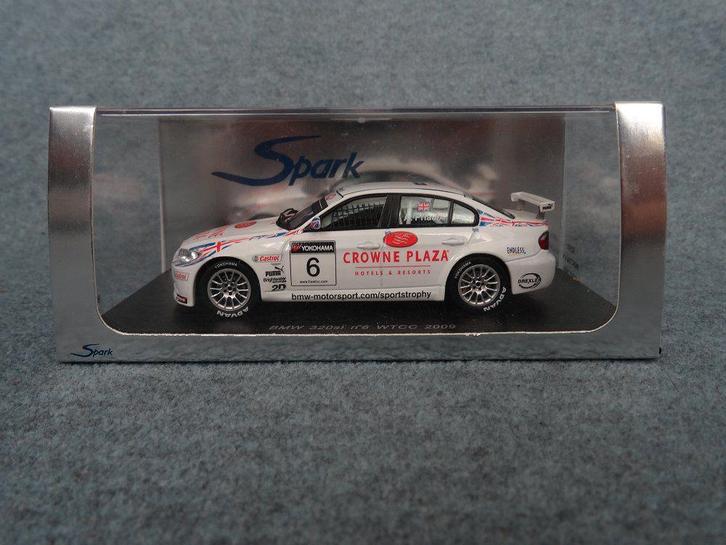 BMW E90 320Si #6 Andy Priaulx WTCC 2009 Spark 1:43 OVP, Hobby en Vrije tijd, Modelauto's | 1:43, Gebruikt, Auto, Overige merken