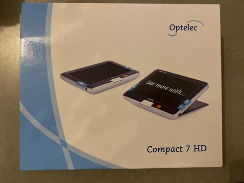Optelec Compact 7 HD Beeldschermloep - 500€, Hobby en Vrije tijd, Vergrootglazen, Loepen en Loeplampen, Zo goed als nieuw, Vergrootglas of Loep