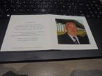 dp Maurice Broucke, Verzamelen, Bidprentjes en Rouwkaarten, Ophalen of Verzenden, Bidprentje