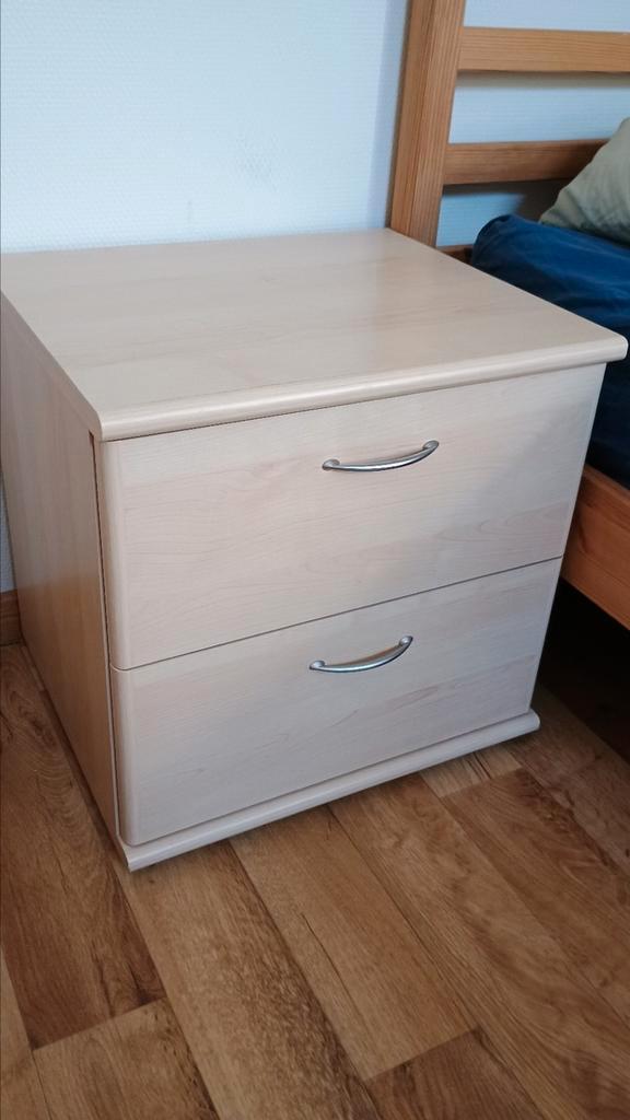 Table de chevet, Maison & Meubles, Chambre à coucher | Tables de chevet, Utilisé, Moins de 55 cm, 45 à 65 cm, Bois, Enlèvement