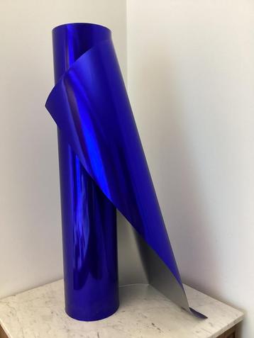 Hoogglans inpakfolie blauw beschikbaar voor biedingen