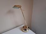 Tafel - en bureaulamp, in glanzend messing, Ophalen, Gebruikt