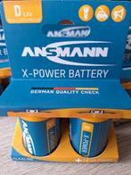 10X batterijen Ansmann Xpower D 1,5V LR20, Ophalen of Verzenden, Nieuw