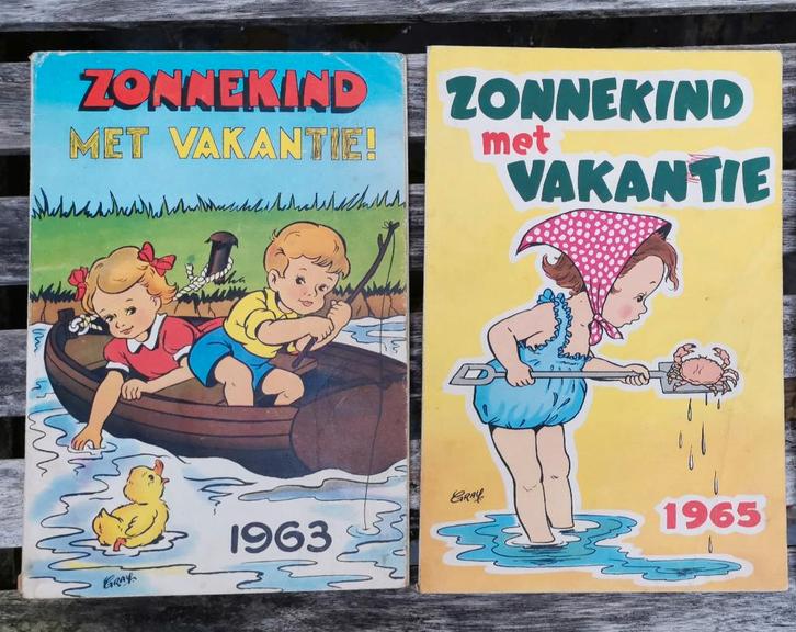 Vakantieboeken Zonnekind met vakantie 1963 1965 prijs/set, Livres, Livres pour enfants | Jeunesse | Moins de 10 ans, Utilisé, Enlèvement ou Envoi