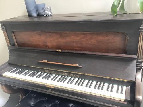 Buffet piano J. GÜNTHER, Muziek en Instrumenten, Piano's, Gebruikt, Piano, Bruin, Ophalen