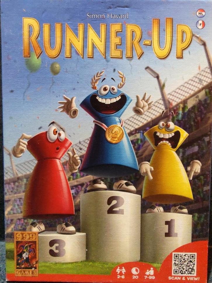 Runner Up, Hobby en Vrije tijd, Gezelschapsspellen | Bordspellen, Zo goed als nieuw, Een of twee spelers, Drie of vier spelers