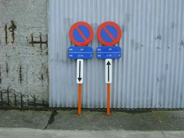 parkeerborden-parkeerverbodsborden-TE KOOP  !!! 1x gebruikt!, Doe-het-zelf en Bouw, Ophalen, Gebruikt