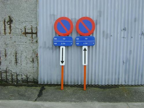 parkeerborden-parkeerverbodsborden-TE KOOP  !!! 1x gebruikt!, Doe-het-zelf en Bouw, Overige Doe-Het-Zelf en Bouw, Gebruikt, Ophalen