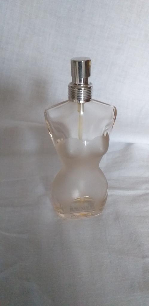 Jean Paul Gaultier flacon parfum vide, Collections, Parfums, Utilisé, Enlèvement ou Envoi