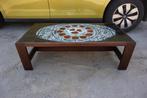 Vintage Belarti tegel salontafel, Belgie 1970s, Ophalen of Verzenden, Gebruikt