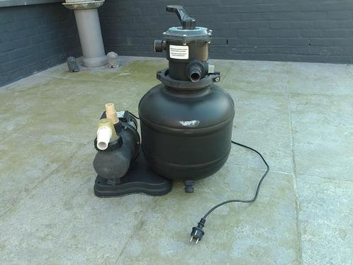 Zwembad pomp&filter, Tuin en Terras, Zwembad-toebehoren, Gebruikt, Filter, Ophalen