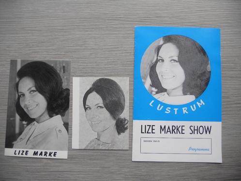 dokumentatie Lize Marke, zangeres, Collections, Photos & Gravures, Utilisé, Photo, Enlèvement ou Envoi
