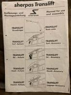 Dakdrager sherpas translift voor surfboard, kano of bagege, Ophalen, Zo goed als nieuw