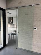 Binnendeur glas, Doe-het-zelf en Bouw, Ophalen, Gebruikt, 80 tot 100 cm, 215 cm of meer