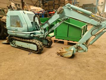 Mini pelle hanix 600kg tout fonctionne parfaitement, Enlèvement ou Envoi