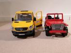 Bruder Mercedes takelwagen met Jeep, Ophalen, Zo goed als nieuw