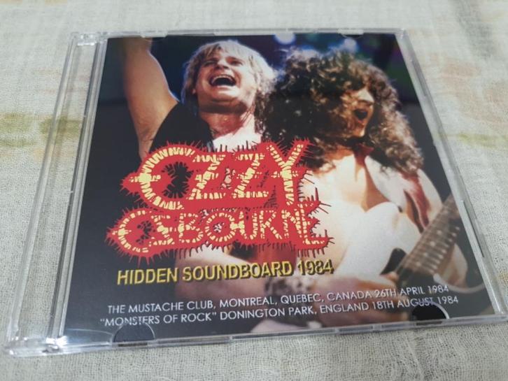 CD OZZY OSBOURNE - Verborgen klankbord 1984, Cd's en Dvd's, Cd's | Hardrock en Metal, Nieuw in verpakking, Verzenden