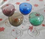 Lot de 4 verres de couleur, Enlèvement, Utilisé
