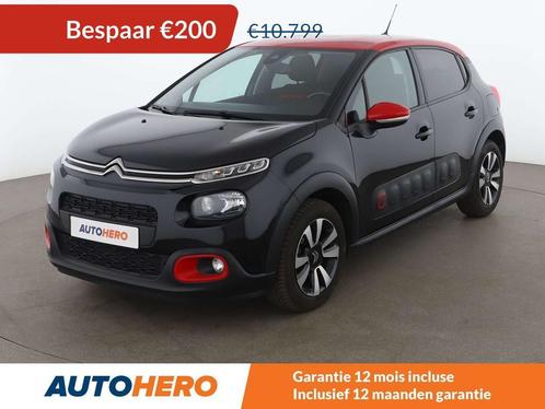 Citroën C3 1.2 PureTech Shine (bj 2018, automaat), Auto's, Citroën, Te koop, C3, ABS, Achteruitrijcamera, Airbags, Airconditioning