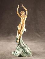 Weens bronzen antiek sculptuur, Antiek en Kunst, Kunst | Beelden en Houtsnijwerken, Verzenden